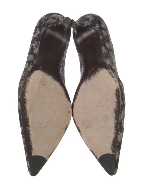 Stuart Weitzman Denim Printed Pumps