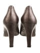 Stuart Weitzman Leather Animal Print Pumps