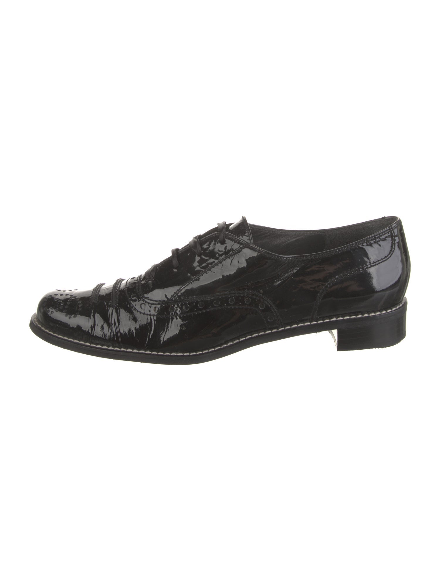Stuart Weitzman Patent Leather Oxfords