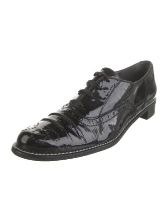 Stuart Weitzman Patent Leather Oxfords