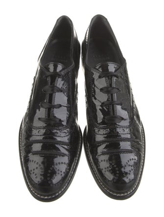 Stuart Weitzman Patent Leather Oxfords