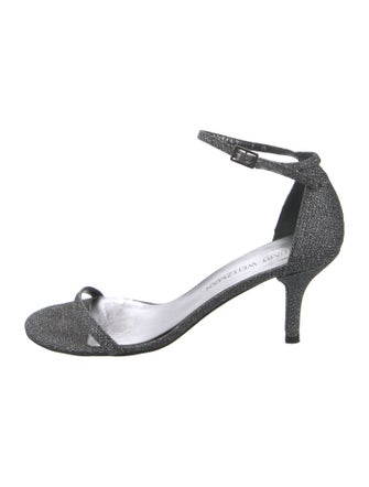 Stuart Weitzman Glitter Glitter Accents Sandals