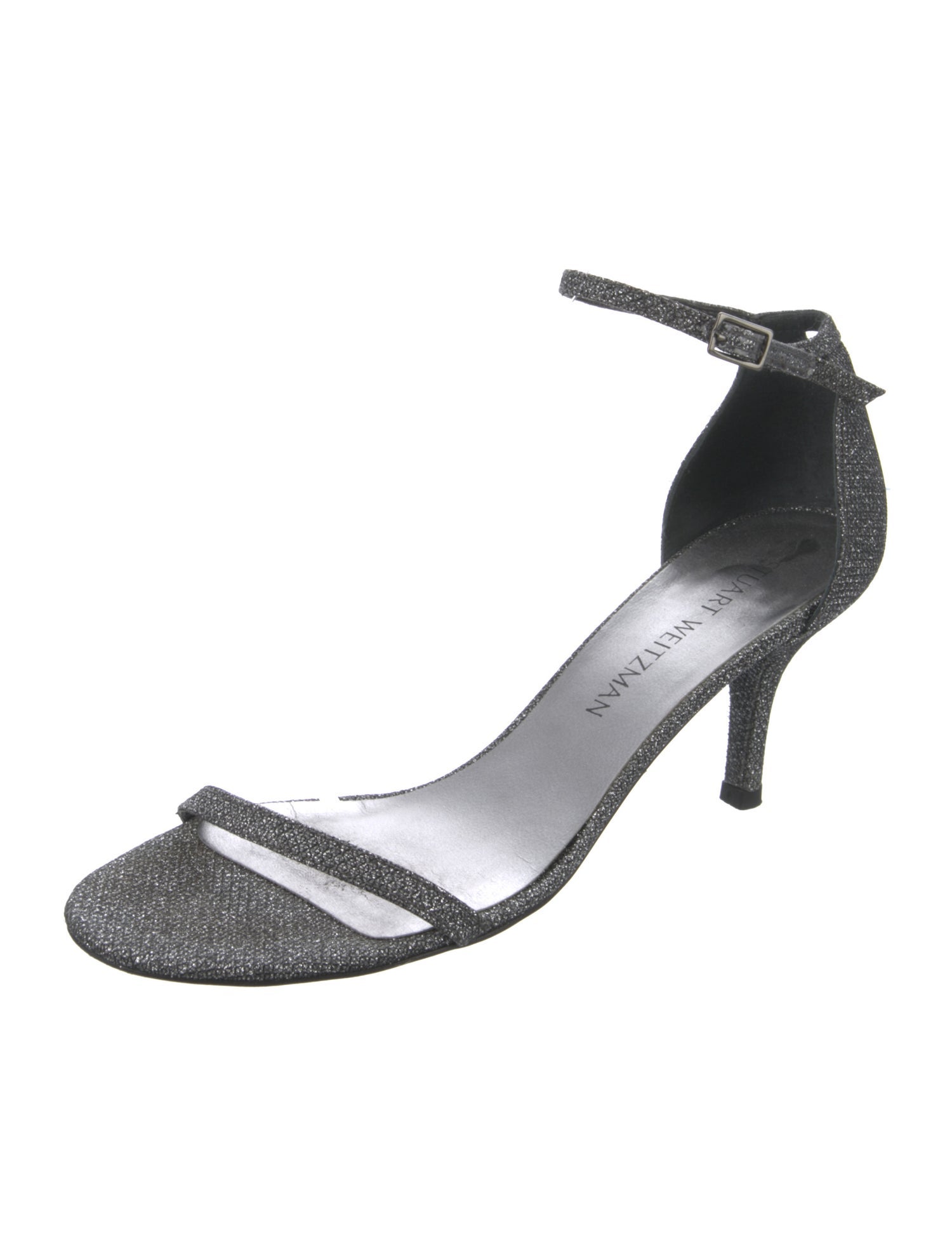 Stuart Weitzman Glitter Glitter Accents Sandals