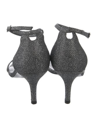 Stuart Weitzman Glitter Glitter Accents Sandals
