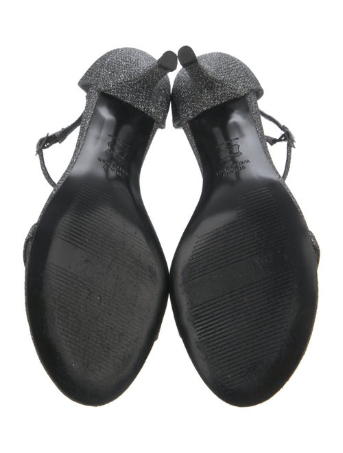 Stuart Weitzman Glitter Glitter Accents Sandals
