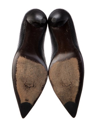 Stuart Weitzman Leather Animal Print Pumps