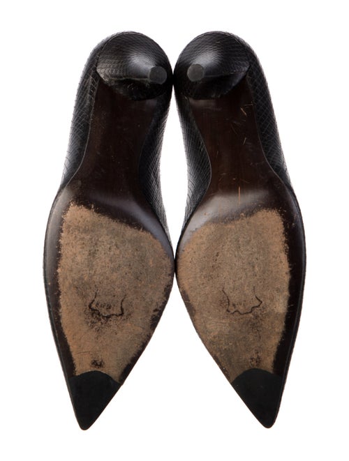 Stuart Weitzman Leather Animal Print Pumps