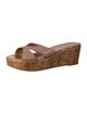 Stuart Weitzman Leather Slides