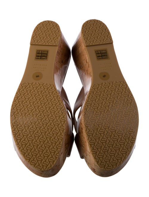 Stuart Weitzman Leather Slides