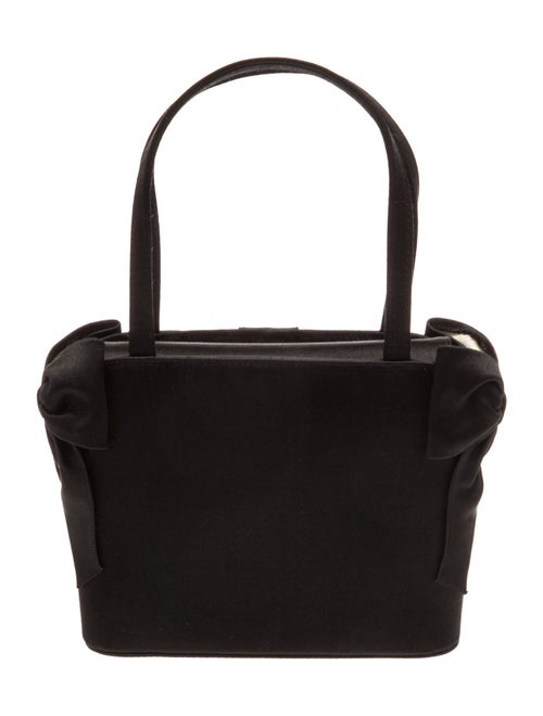 Stuart Weitzman Satin Top Handle Bag