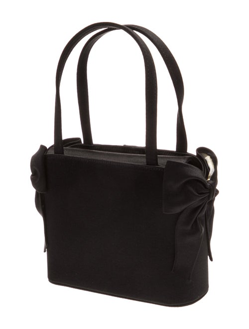 Stuart Weitzman Satin Top Handle Bag