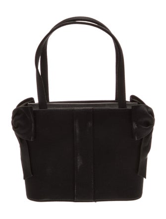 Stuart Weitzman Satin Top Handle Bag