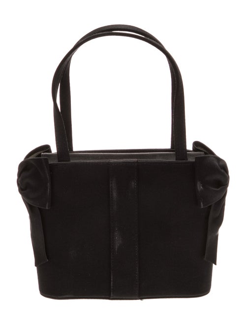 Stuart Weitzman Satin Top Handle Bag