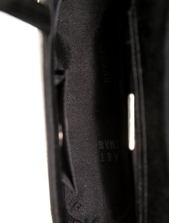 Stuart Weitzman Satin Top Handle Bag