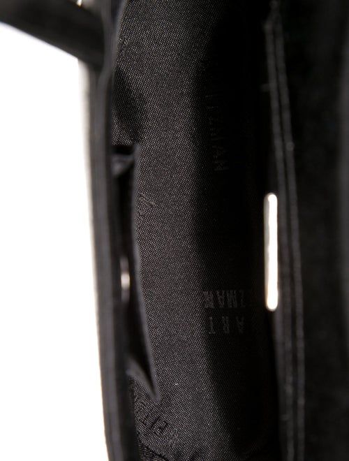 Stuart Weitzman Satin Top Handle Bag