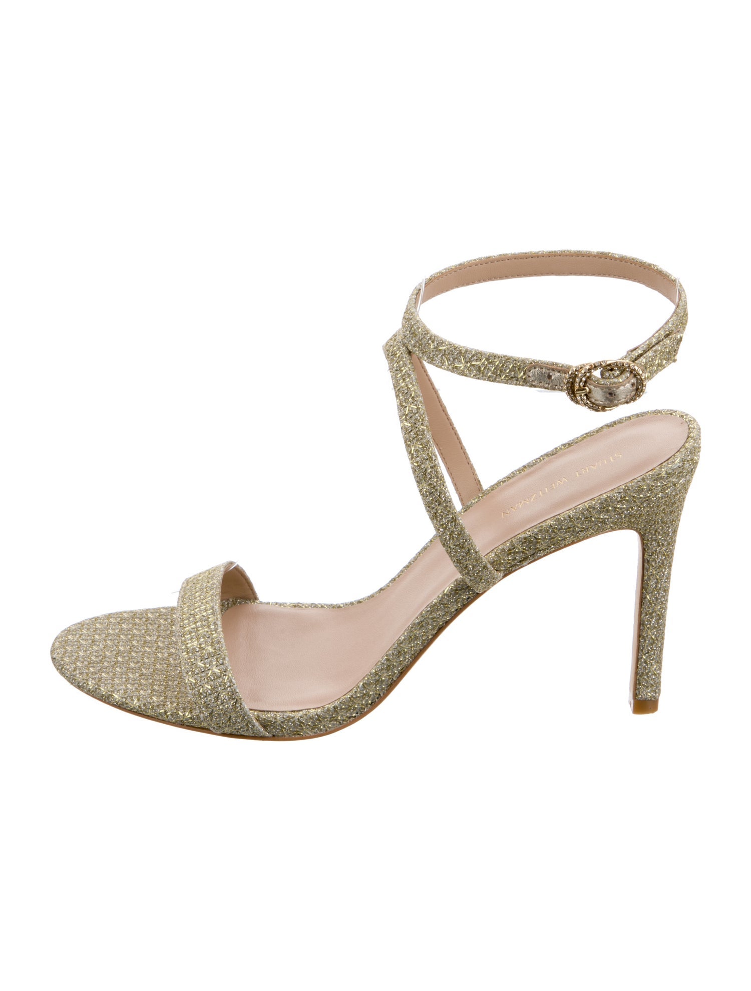 Stuart Weitzman Glitter Sandals