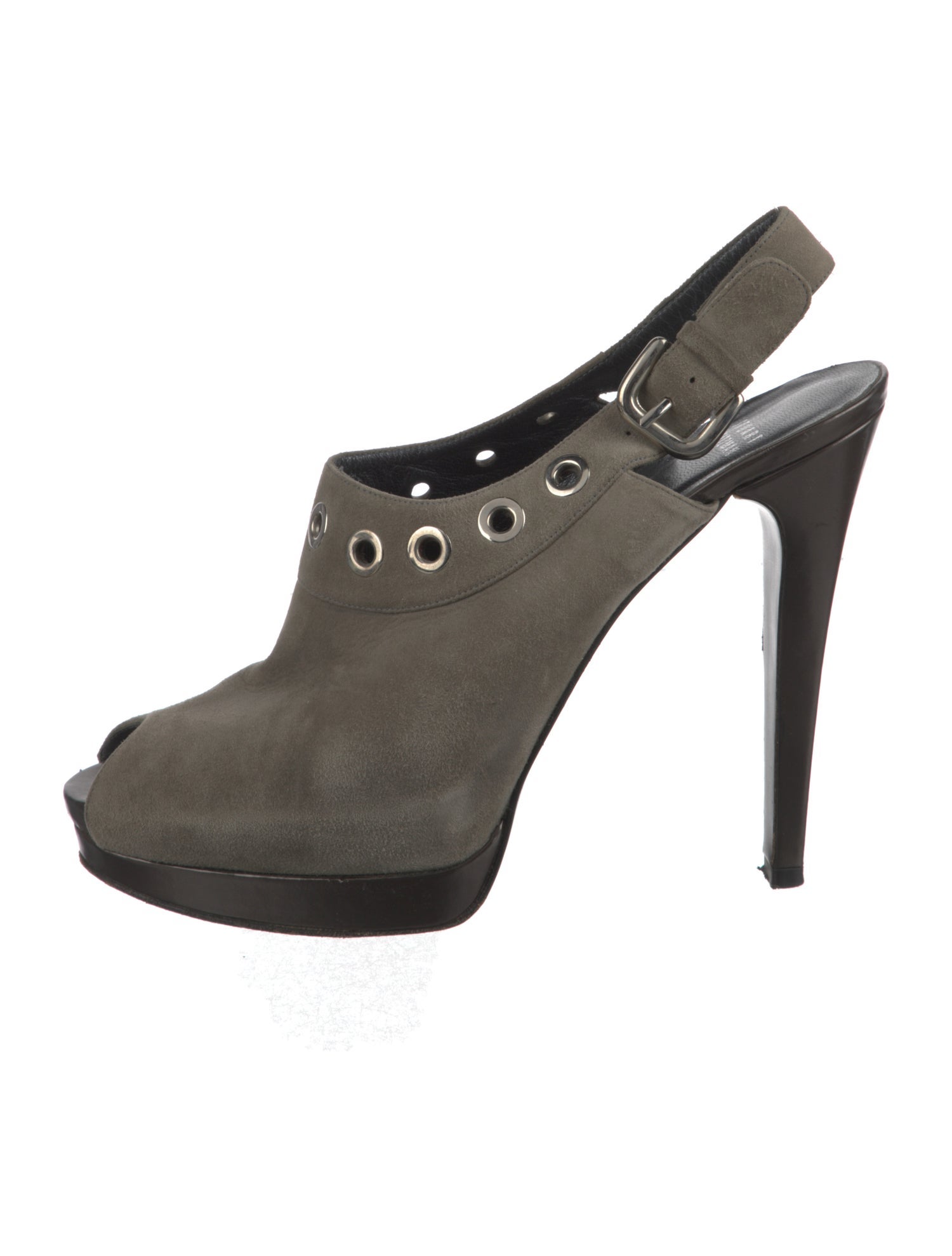 Stuart Weitzman Suede Slingback Pumps