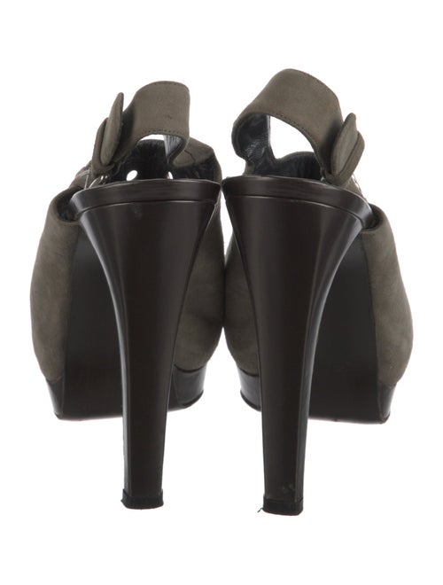 Stuart Weitzman Suede Slingback Pumps