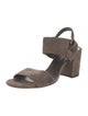 Stuart Weitzman Suede Slingback Sandals