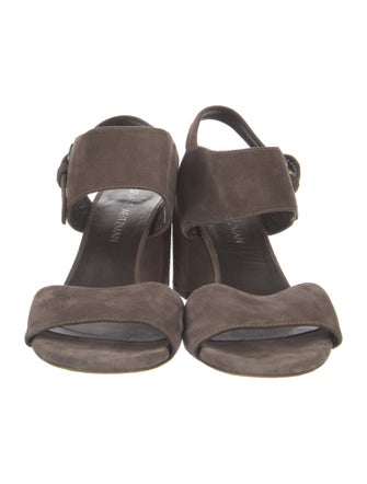Stuart Weitzman Suede Slingback Sandals