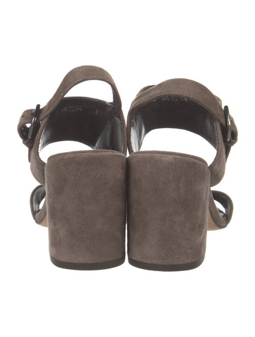 Stuart Weitzman Suede Slingback Sandals