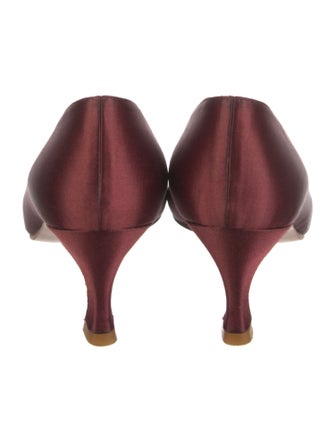 Stuart Weitzman Satin Pumps