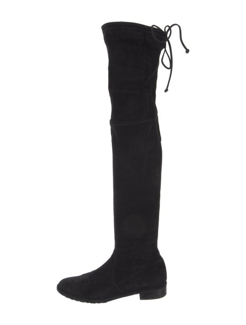 Stuart Weitzman Suede Lace-Up Boots