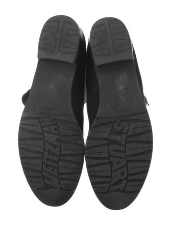 Stuart Weitzman Suede Lace-Up Boots