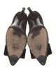 Stuart Weitzman Suede Bow Accents Pumps