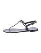 Stuart Weitzman Rubber T-Strap Sandals