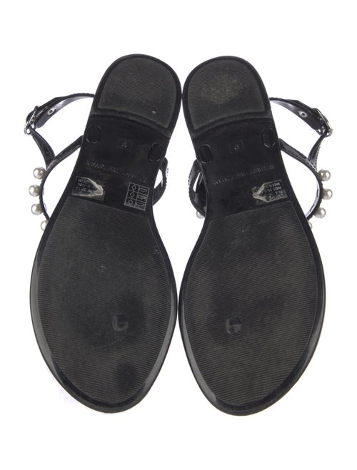 Stuart Weitzman Rubber T-Strap Sandals