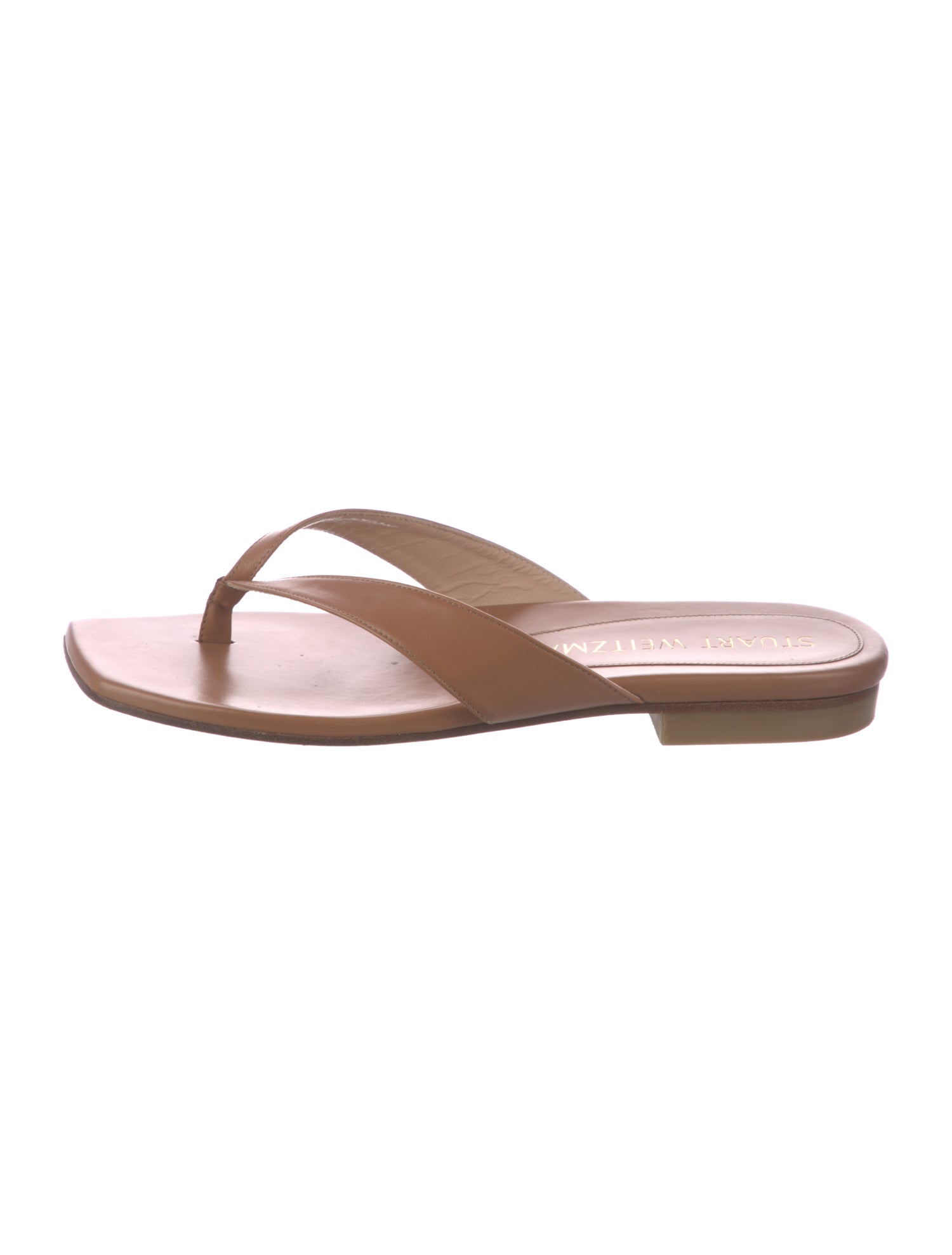Stuart Weitzman Leather Slides