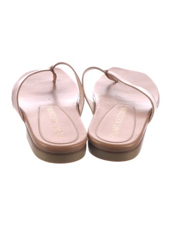 Stuart Weitzman Leather Slides