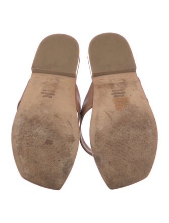 Stuart Weitzman Leather Slides