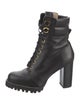 Stuart Weitzman Leather Combat Boots