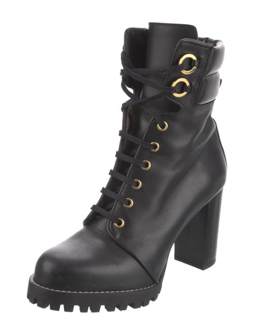 Stuart Weitzman Leather Combat Boots