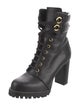 Stuart Weitzman Leather Combat Boots