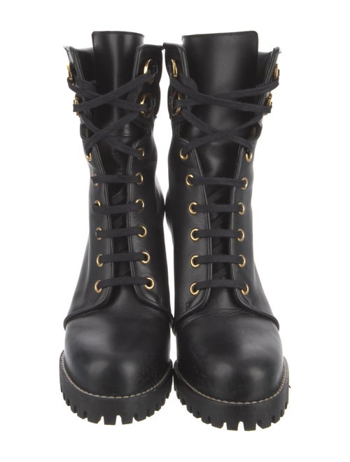 Stuart Weitzman Leather Combat Boots