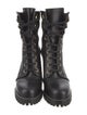 Stuart Weitzman Leather Combat Boots