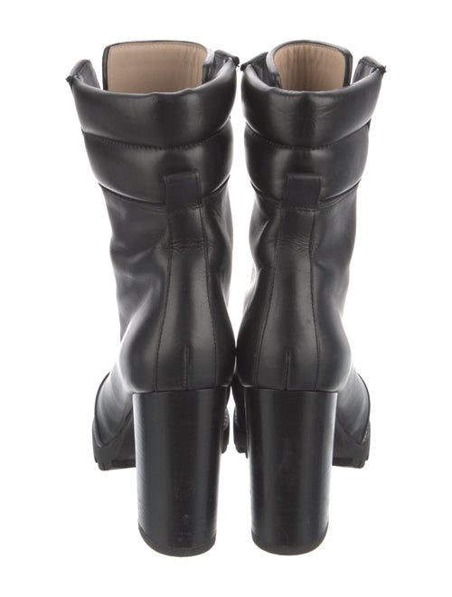 Stuart Weitzman Leather Combat Boots