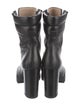 Stuart Weitzman Leather Combat Boots
