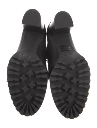 Stuart Weitzman Leather Combat Boots