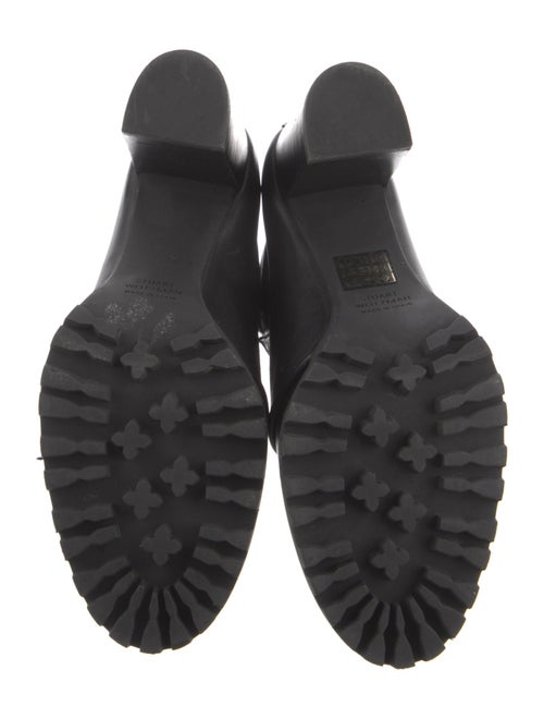 Stuart Weitzman Leather Combat Boots