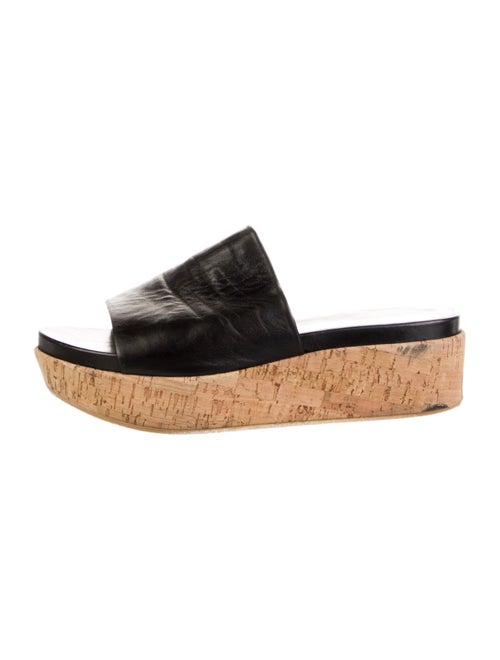 Stuart Weitzman Leather Slides