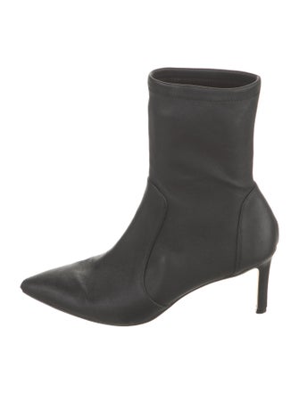 Stuart Weitzman Leather Sock Boots