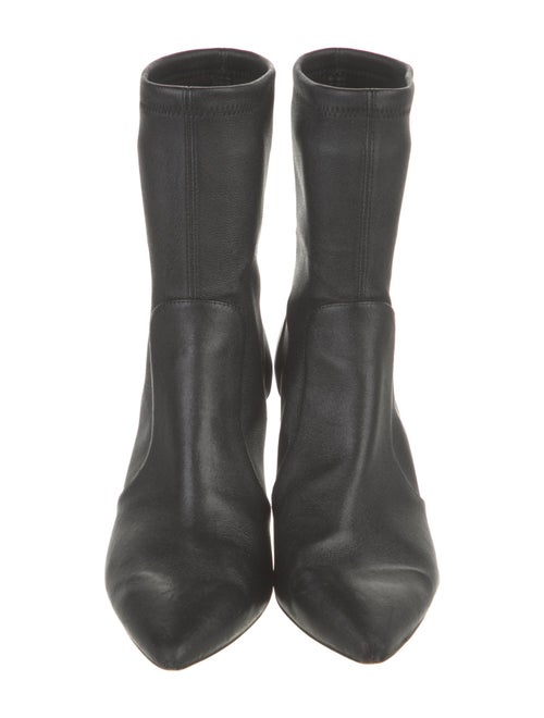 Stuart Weitzman Leather Sock Boots