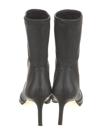 Stuart Weitzman Leather Sock Boots