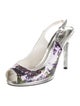 Stuart Weitzman Sequins Sequin Embellishments Slingback Pumps