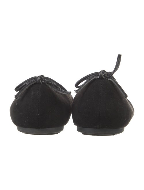 Stuart Weitzman Suede Tassel Accents Mary Jane Flats