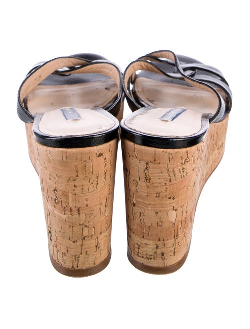 Stuart Weitzman Patent Leather Slides